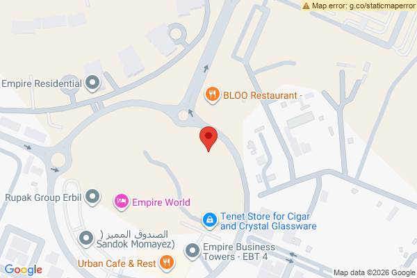 نەخشە ئۆفیس لە ئیمپایەر بزنس تاوەر