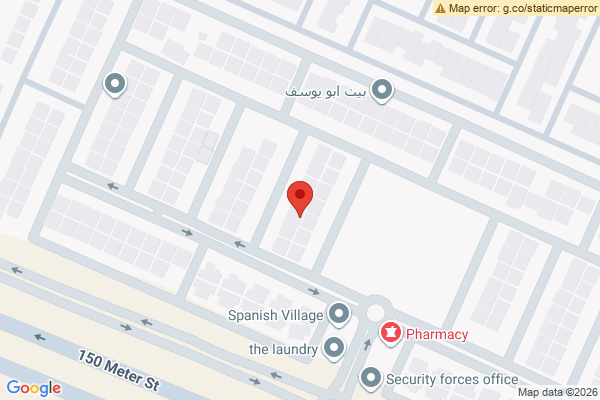 Map Modern House with 4 Bedrooms