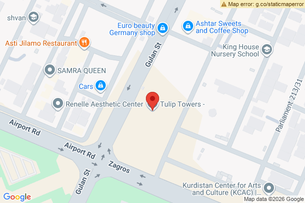 Map Elegant 4-bedroom apartment in Erbil