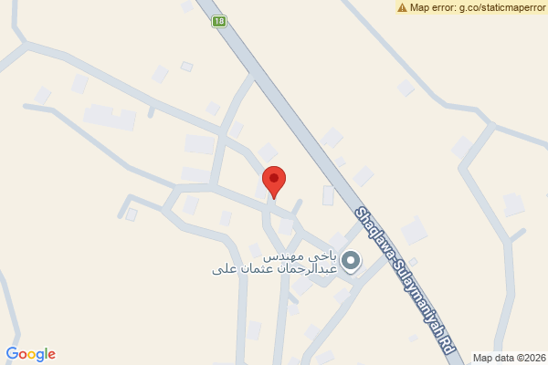 Map Spacious Farm in Shaqlawa, Chneran