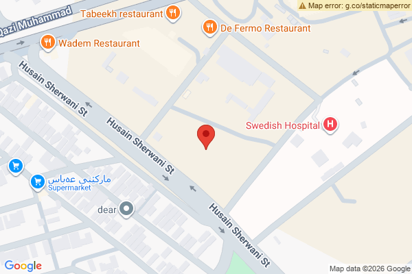 Map 2-Bedroom Apartment in Siraj Towers