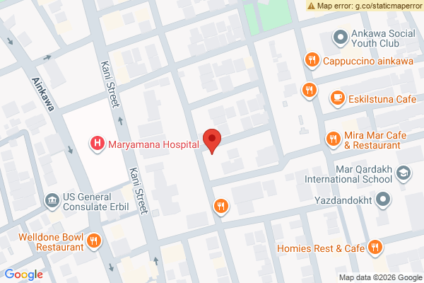 الخريطة شقة مريحة في أربيل، عنكاوة