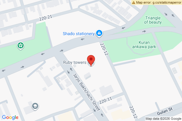 الخريطة شقة عصرية بغرفة نوم واحدة في أربيل