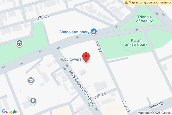 Map Modern and Convenient Apartment in Ruby Towers