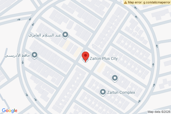 الخريطة إقامة مريحة في مدينة زيتون