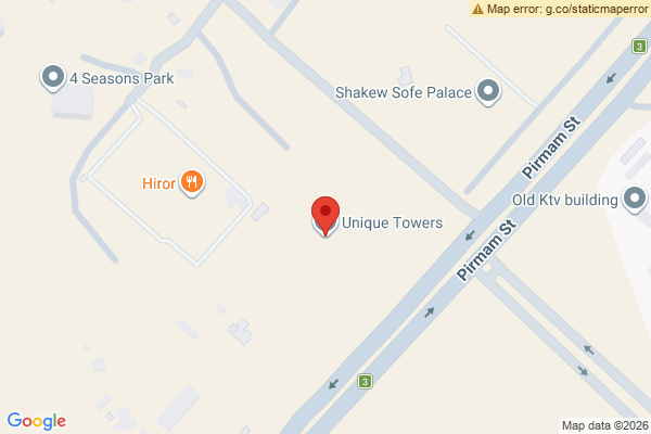 Map Spacious Apartment in Unique Towers