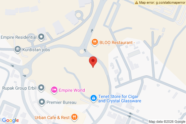 نەخشە شوێنی ئۆفیسێکی نایاب بۆ کرێ لە ئیمپایەر بزنس تاوەرز