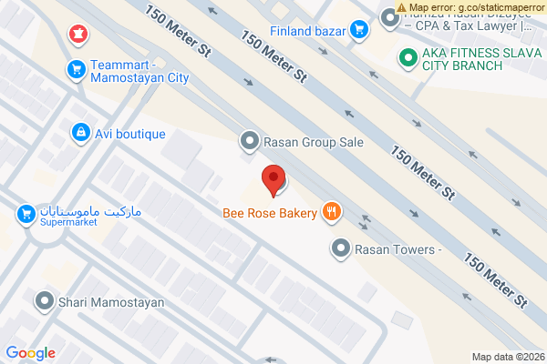 Map Cozy 1-bedroom apartment in Rasan Towers