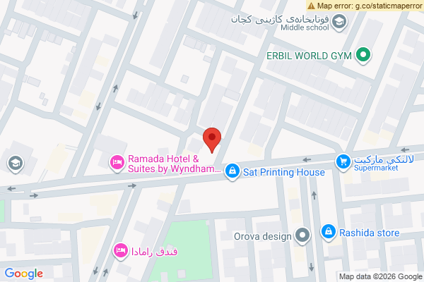 Map Spacious 6-bedroom House in Erbil