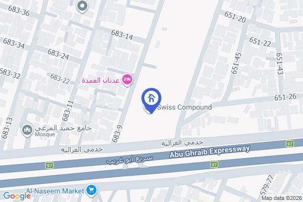 Map Modern Apartment in Baghdad for Sale
