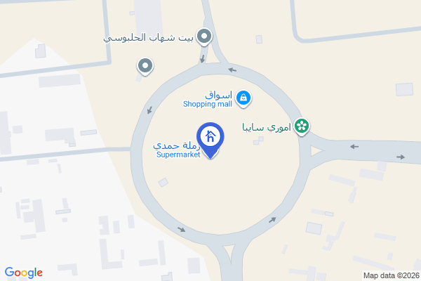 الخريطة بيت واسع مع عدة غرف