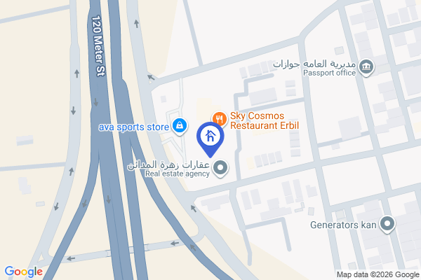 نەخشە شوقەیەکی مۆدێرن و ڕاخراو  لە لایف تاوەر
