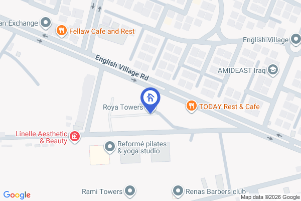 Map Modern Furnished Apartment in Roya Tower
