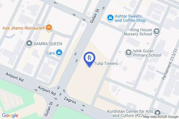 Map Apartment with 1 Bedroom in Tulip Towers