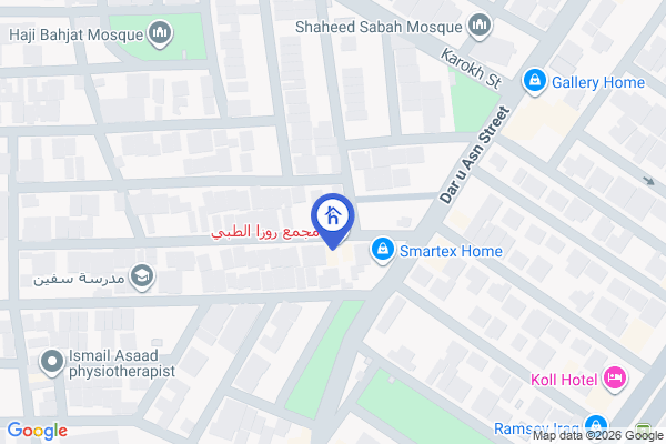 Map House Opposite Garden