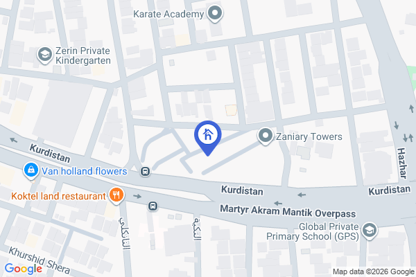 Map Contemporary High-rise with Three Bedrooms