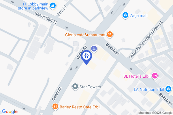 Map Modern Furnished Apartment in Cavalli Tower