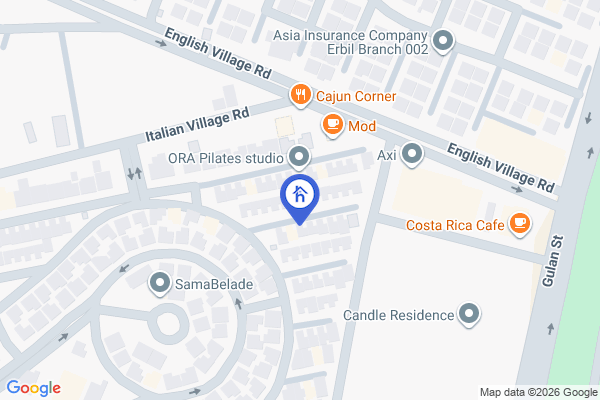 Map Cozy House in Italian Village
