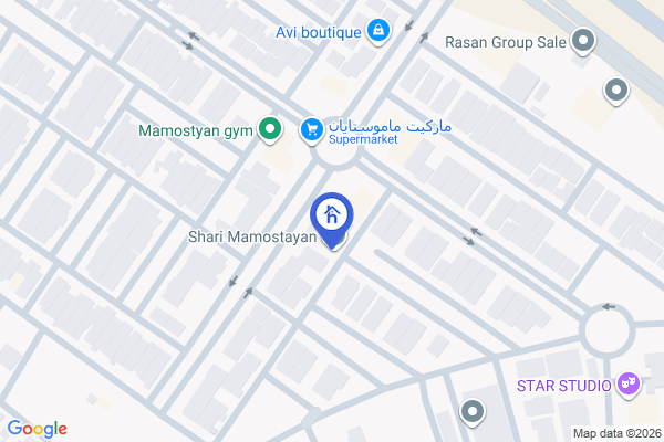 Map Apartment with Garden View