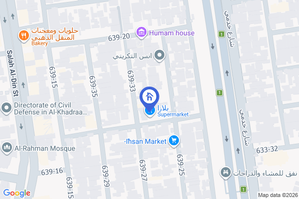 الخريطة منزل طابقین
