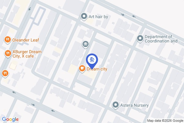 Map Spacious Villa in Dream City
