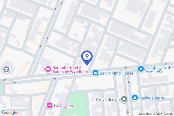 Map VIP House Opposite Garden
