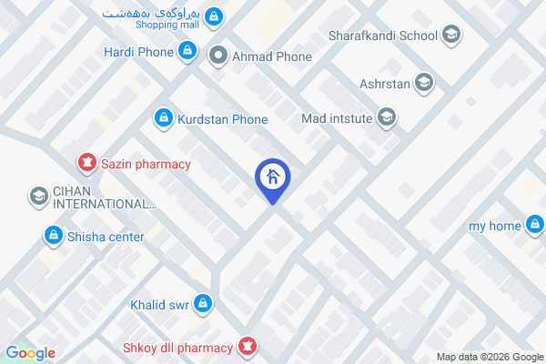 الخريطة مبنی سكني جديد