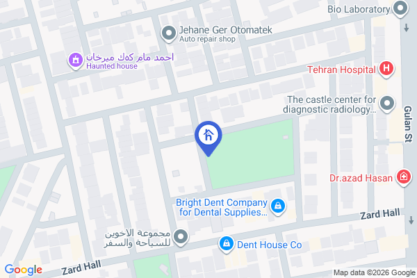 Map Spacious House with 4 Bedrooms