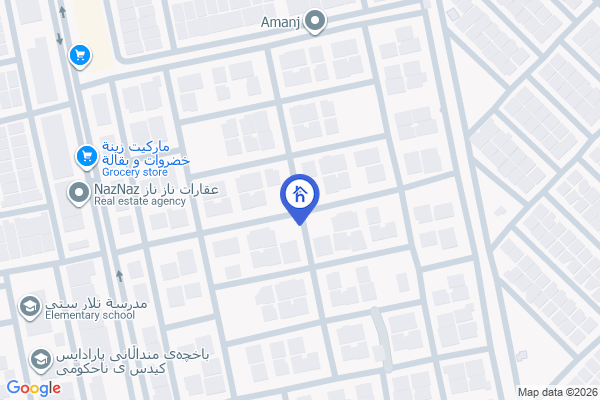 الخريطة منزل مؤثث للبيع
