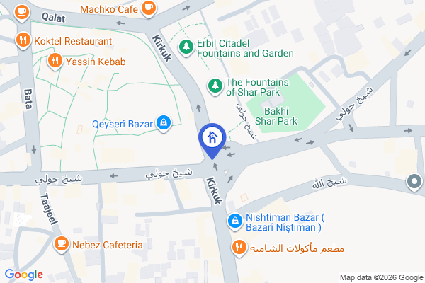 نەخشە شوقەیەکی دوو ژووری نوستن و دڵڕفێن بۆ کرێ