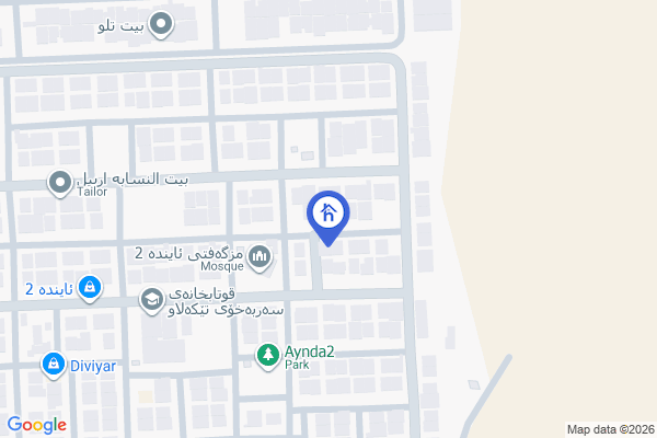 الخريطة منزل حديث