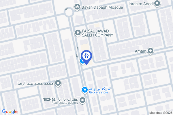 الخريطة منزل واسع مع 3 غرف نوم