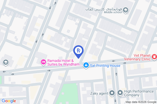 الخريطة قطعة سكنية واسعة في موقع مميز