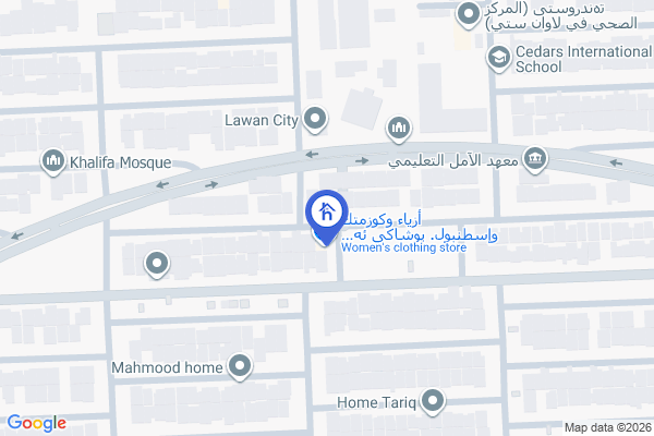 الخريطة منزل مؤثث