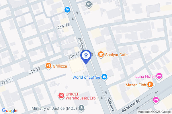 Map Furnished Apartment in Bakhtyary Twin Towers