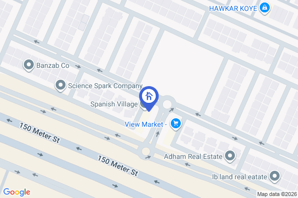Map Spacious House with 5 bedrooms