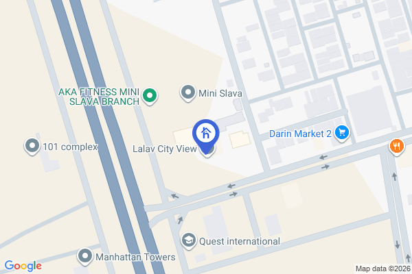 Map Spacious Apartment in Lalav City View