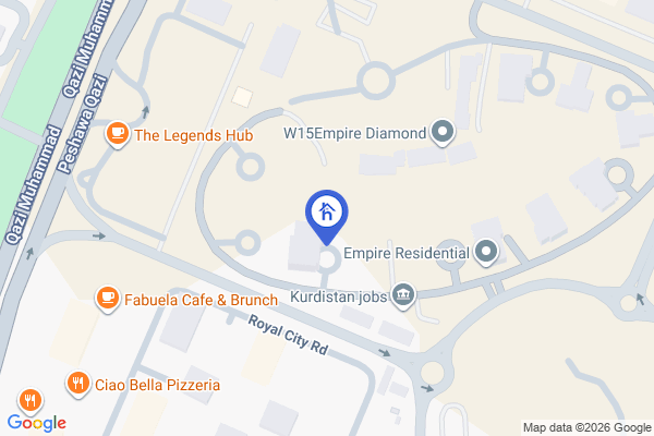 Map Modern Furnished Studio in Empire Wings