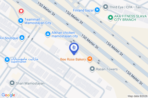 الخريطة شقة أنيقة بغرفة نوم واحدة