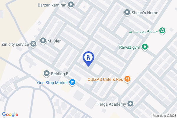 Map Spacious House in Zin City