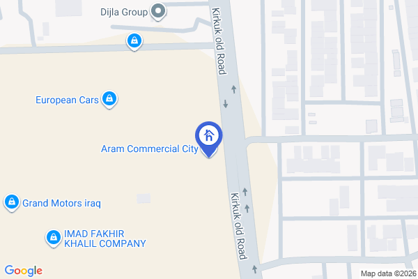 Map Spacious Showroom in Aram Commercial City