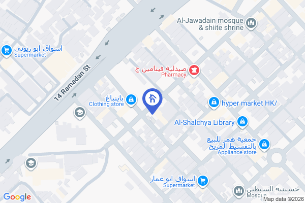 Map Family Home in Baghdad