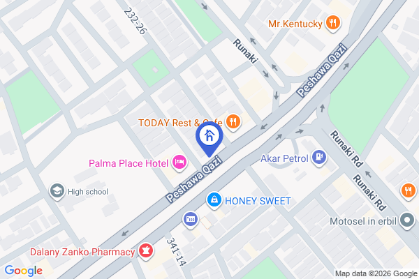 Map Spacious Shop on 100m Street