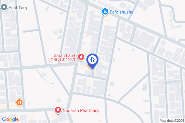 Map Spacious 5-Bedroom House in Zhyan