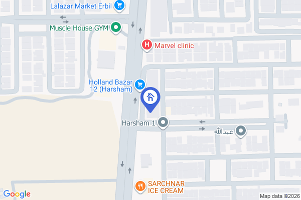 Map House Opposite Garden