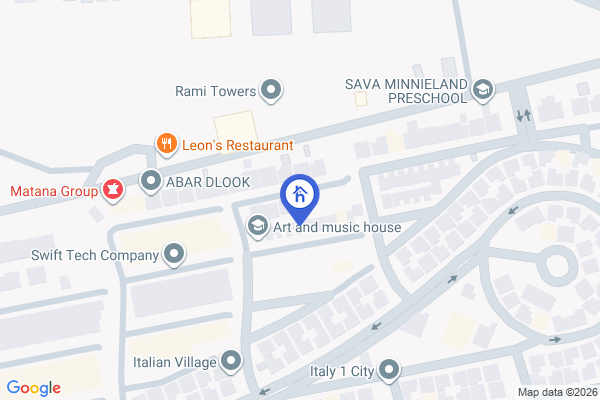 Map Modern residence for rent in Erbil
