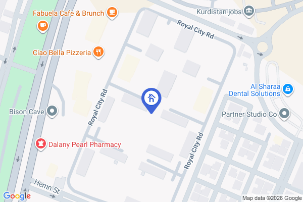Map Modern Spacious Apartment in Prime Location