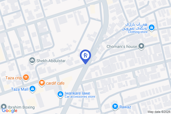 Map House Opposite Garden