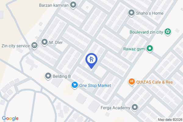 Map House Opposite Garden