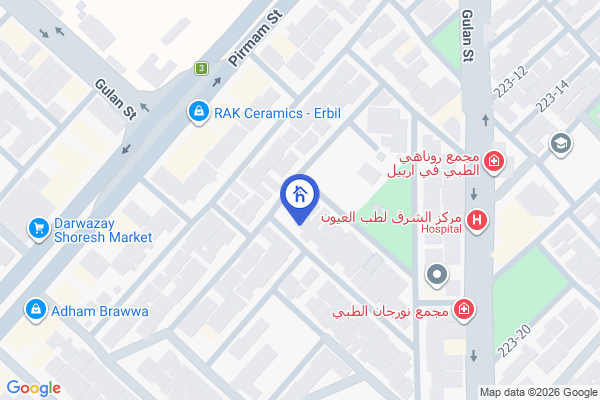الخريطة منزل VIP